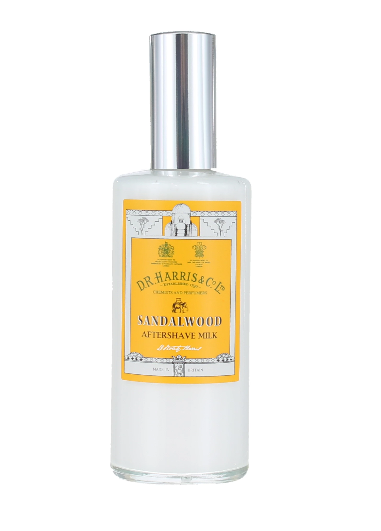 D. R. Harris 100ml Sandalwood Aftershave Milk In Dispenser Bottle 1 D. R. Harris 100ml Sandalwood Aftershave Milk In Dispenser Bottle