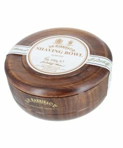 D. R. Harris Almond Shaving Mahogany Bowl