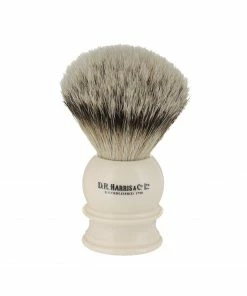 D. R. Harris E3 Silver Tip Badger Shaving Brush - Ivory