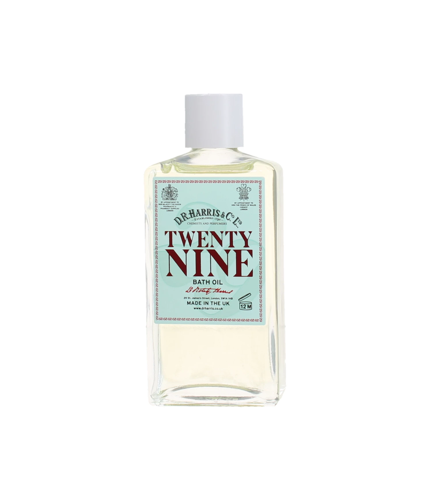 D. R. Harris 100ml Twenty Nine Bath Oil 1 D. R. Harris 100ml Twenty Nine Bath Oil