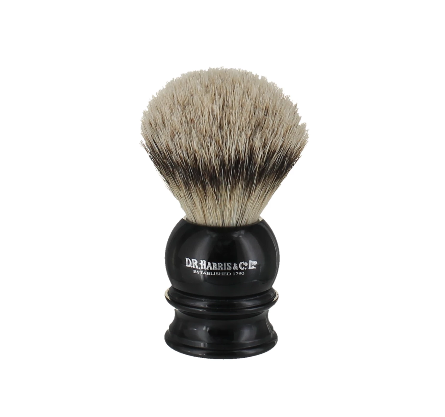 D. R. Harris E3 Silver Tip Badger Shaving Brush - Ebony 1 D. R. Harris E3 Silver Tip Badger Shaving Brush - Ebony