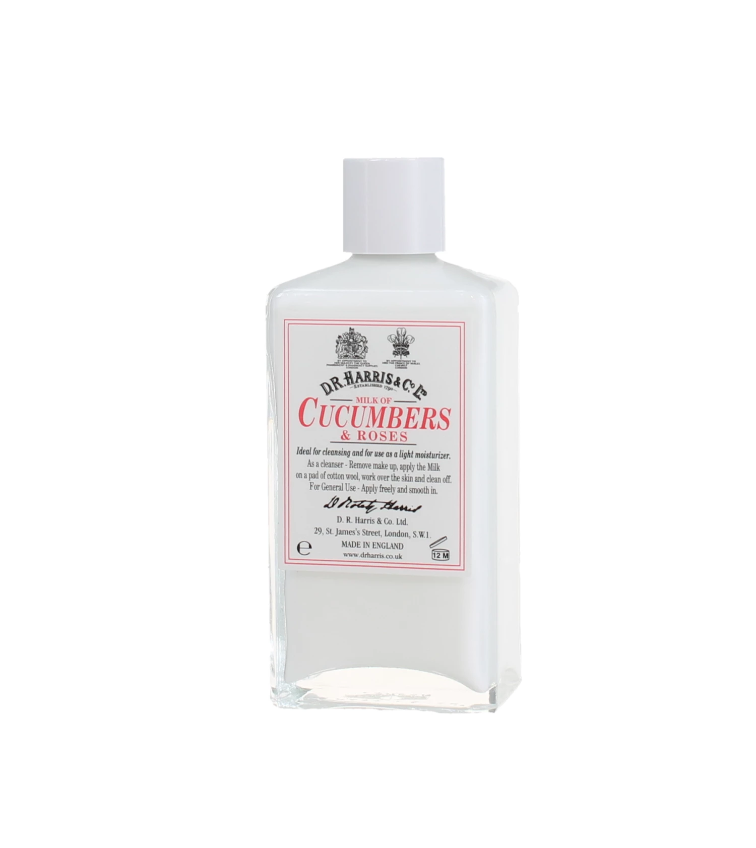 D. R. Harris 100ml Milk Of Cucumber & Roses Lotion 1 D. R. Harris 100ml Milk Of Cucumber & Roses Lotion