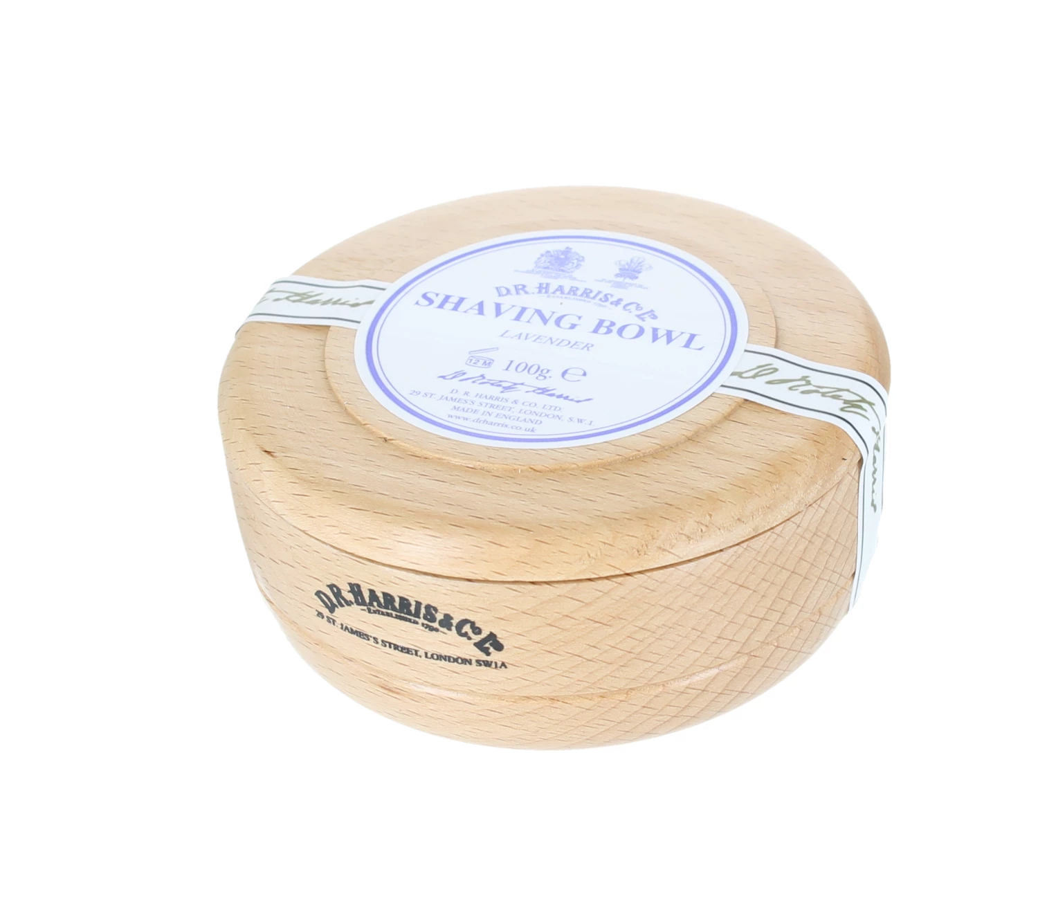 D. R. Harris Lavender Shaving Beech Bowl 1 D. R. Harris Lavender Shaving Beech Bowl