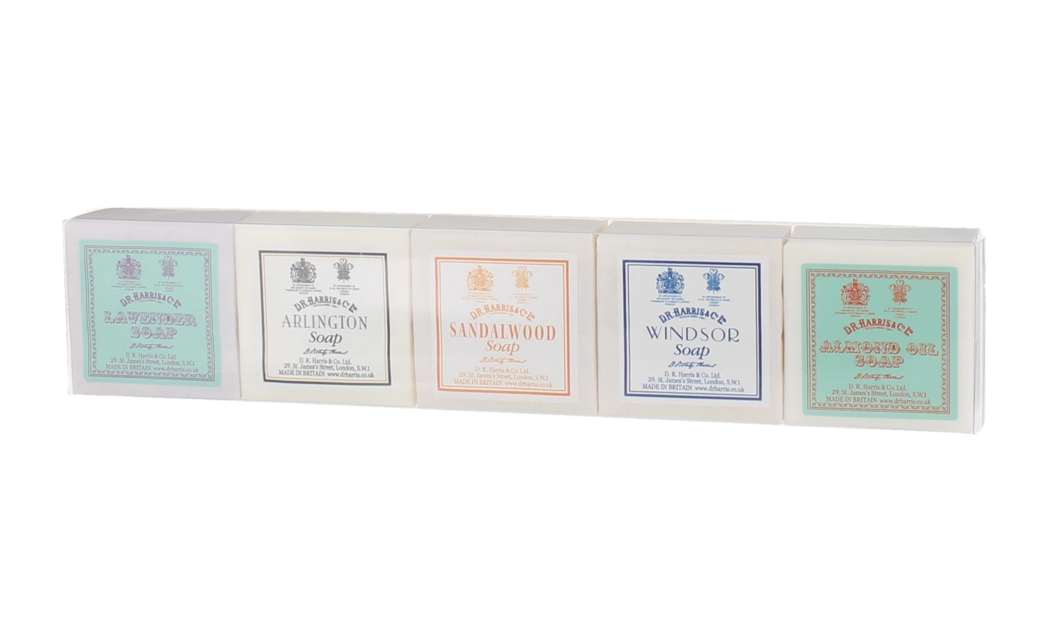 D. R. Harris Guest Soaps Mixed Selection 5 x 40g 1 D. R. Harris Guest Soaps Mixed Selection 5 x 40g
