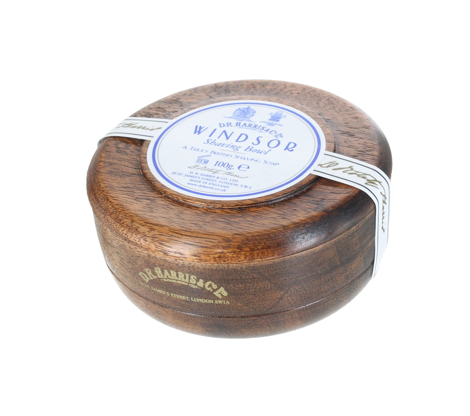 D. R. Harris Windsor Shaving Soap Mahogany Bowl 1 D. R. Harris Windsor Shaving Soap Mahogany Bowl