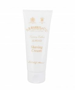 D. R. Harris 75g Almond Luxury Lather Shaving Cream Tube