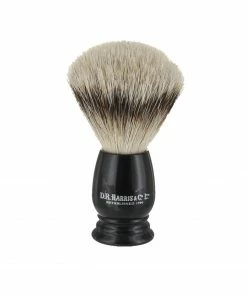 D. R. Harris S2 Super Badger Shaving Brush - Ebony
