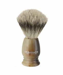 D. R. Harris S3 Super Badger Shaving Brush - Horn