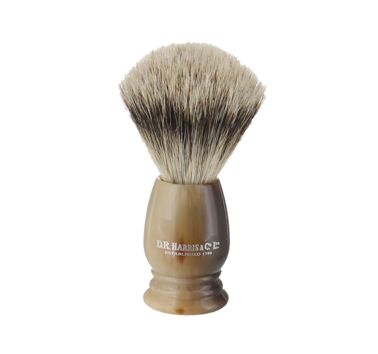 D. R. Harris S3 Super Badger Shaving Brush - Horn 1 D. R. Harris S3 Super Badger Shaving Brush - Horn