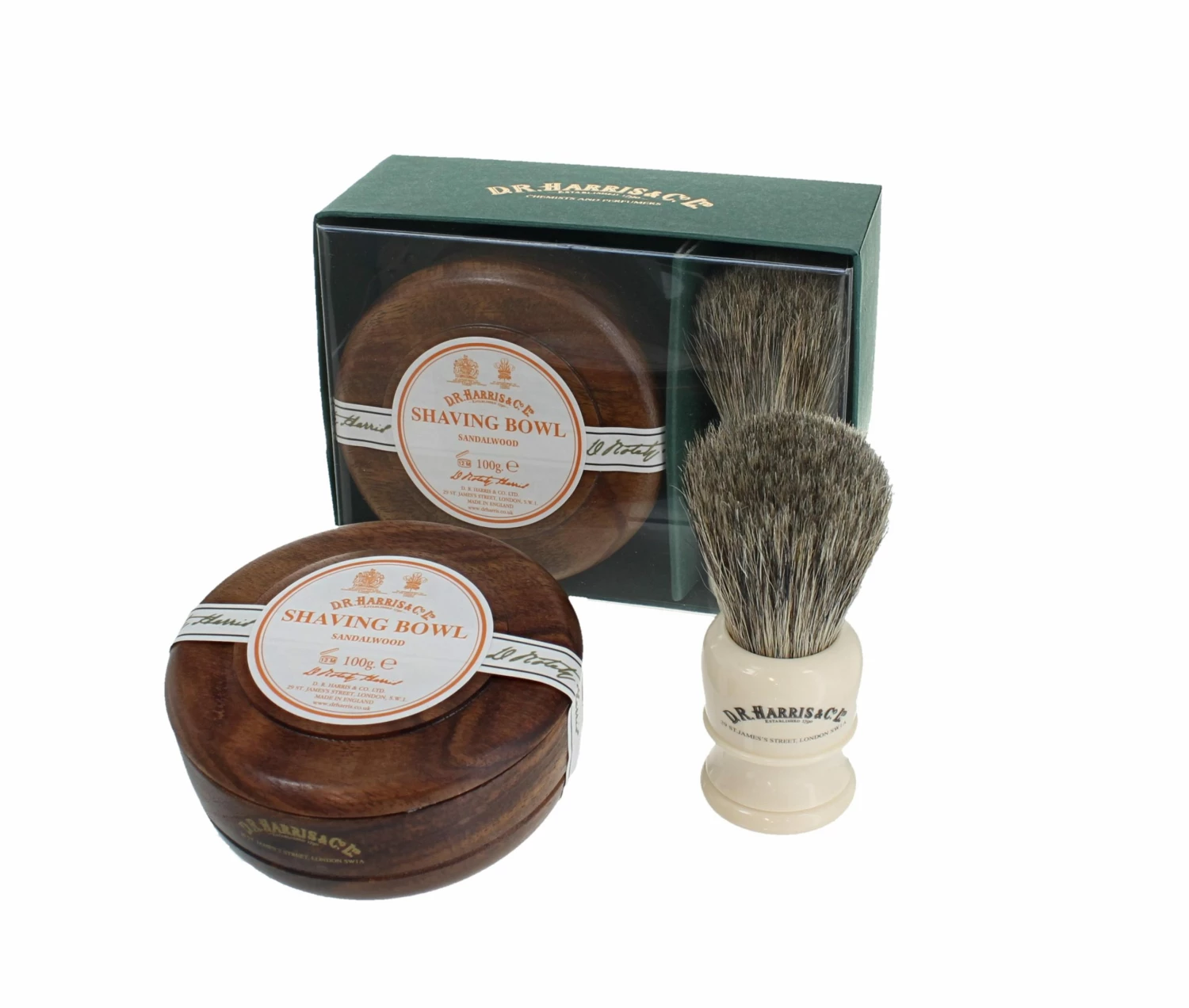 D. R. Harris Mahogany Sandalwood Shaving Gift Set 1 D. R. Harris Mahogany Sandalwood Shaving Gift Set
