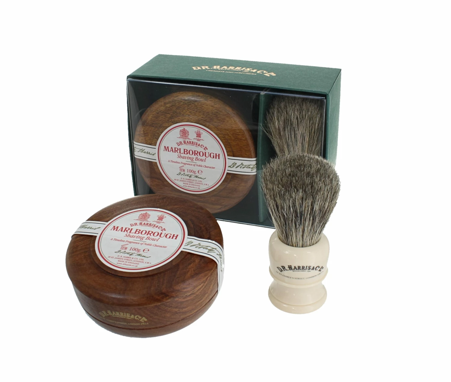 D. R. Harris Marlborough Shaving Gift Set Mahogany 1 D. R. Harris Marlborough Shaving Gift Set Mahogany