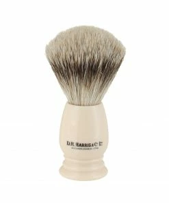 D. R. Harris S3 Super Badger Shaving Brush - Ivory