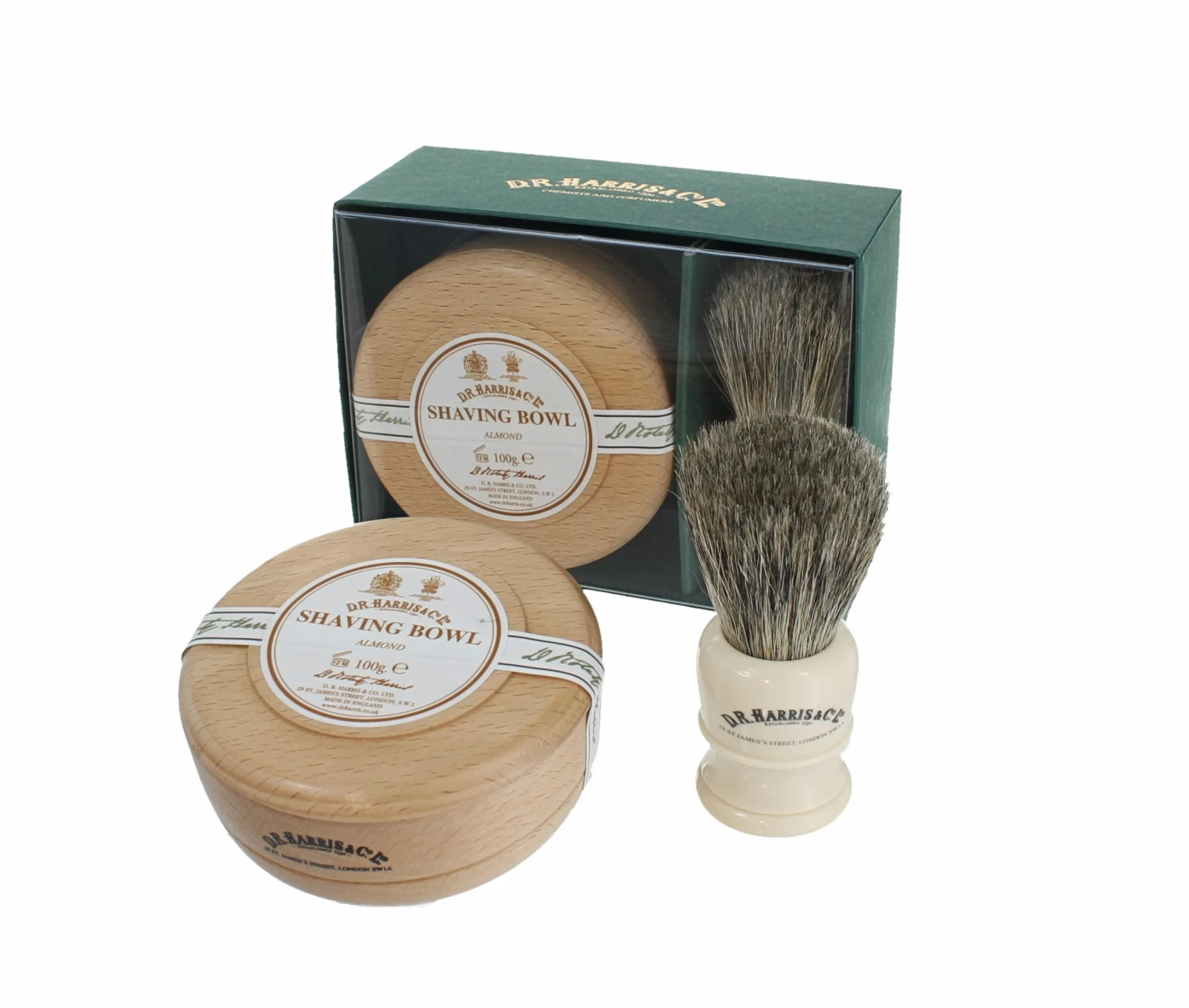 D. R. Harris Beech Almond Shaving Gift Set 1 D. R. Harris Beech Almond Shaving Gift Set