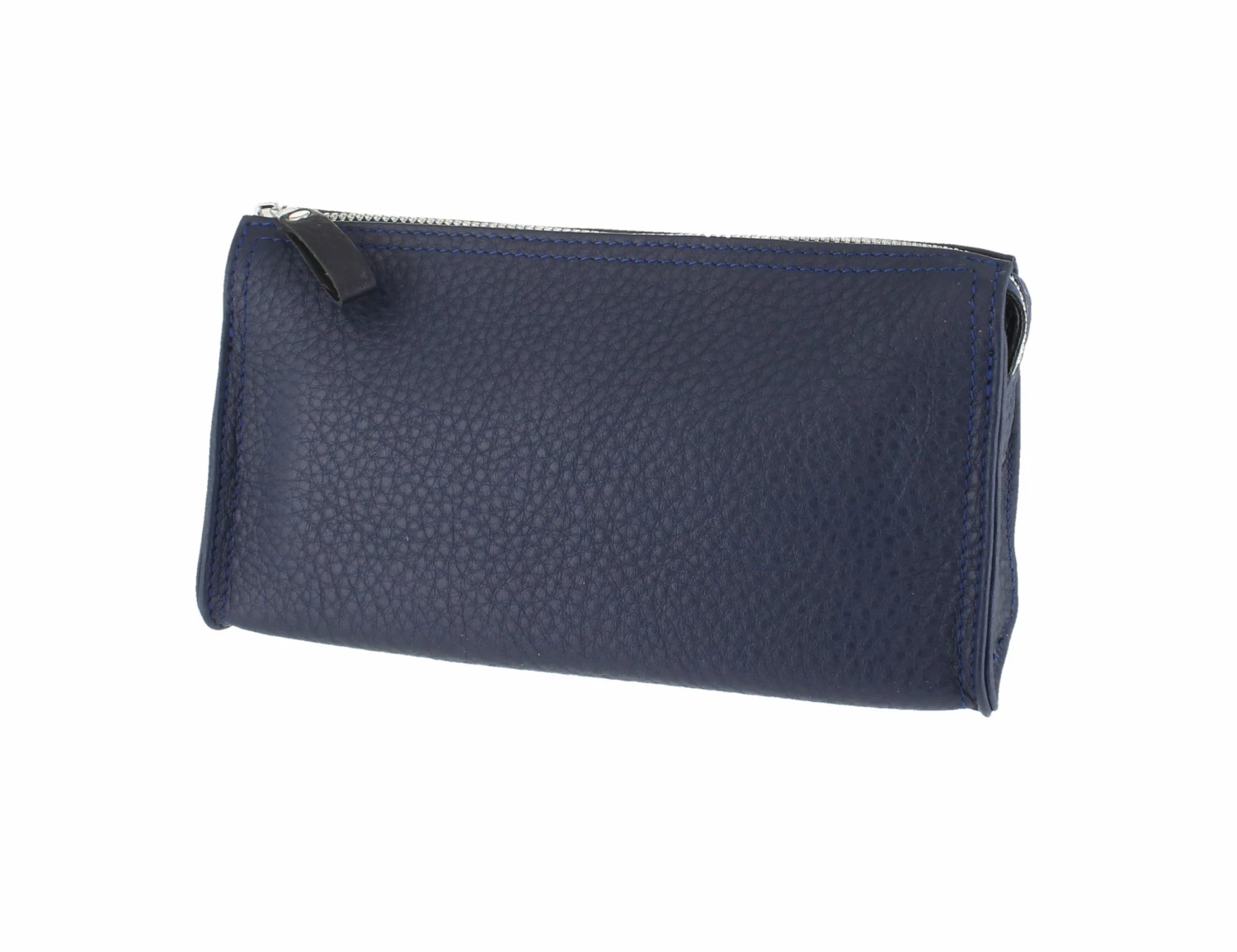 D. R. Harris Small Dark Blue Leather Wash Bag 1 D. R. Harris Small Dark Blue Leather Wash Bag