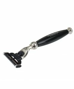 D. R. Harris Mach 3 Nickel Razor Ebony
